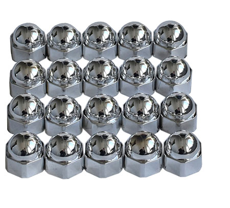 picture of article Plastic cap set for wheel nut, chrome