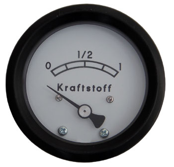 picture of article fuel gauge white/black