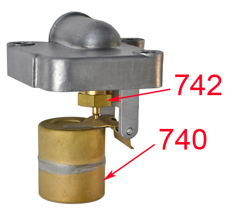 Picture: Mounted float needle valve as sample at an carburettor cover type 28 HB..
<br>Other parts on this picture are only for illustration of the mounting place and they are not part of this single item!