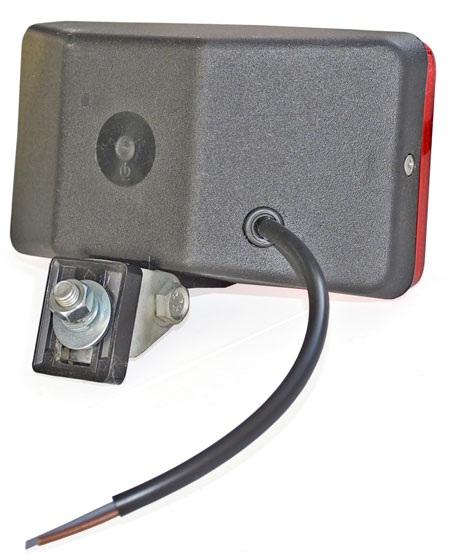Picture: Datail viev, mounted wire sealing at an fog lamp