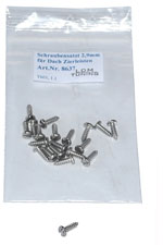 picture of article Screw-Set 2,9mm for cover moulding roof