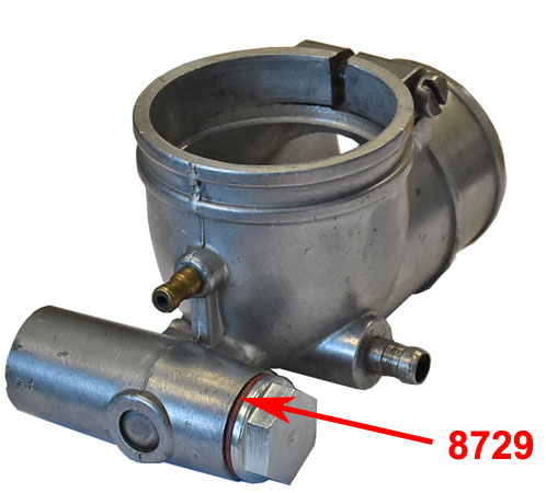 Picture: Assembled sealing ring for example at the carburettor typ BVF 28HB 4-1. The picture only dispaly the mounting position. All other parts except the sealing ring itself are not part of this offer!