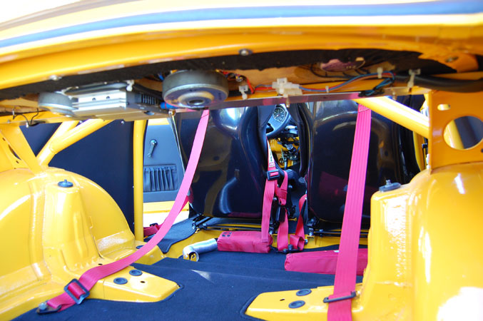 Condition after restoration. A look inside. Despite all the sportiness, some music shouldn't be missing.