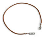 picture of article Wire brown, flat-plug-flat-pin