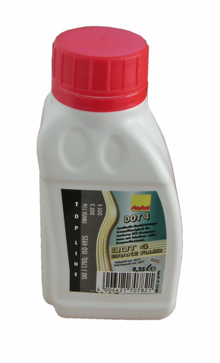 picture of article brake fluid, DOT4, 0,25 litre