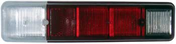 picture of article Glass for flasher stop tail lamp (  white / red ) W353
