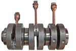 picture of article crank shaft, 50hp, with slotted conrod