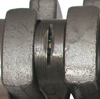 detail view slotted conrod