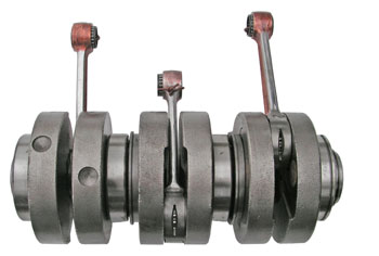 picture of article Tuning crank shaft with reinforced lower bearing of conrod