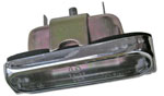 picture of article light for number plate, chrome   W353