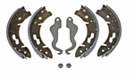 picture of article Brake shoe set, rear axle, inclisive leaver,  50mm