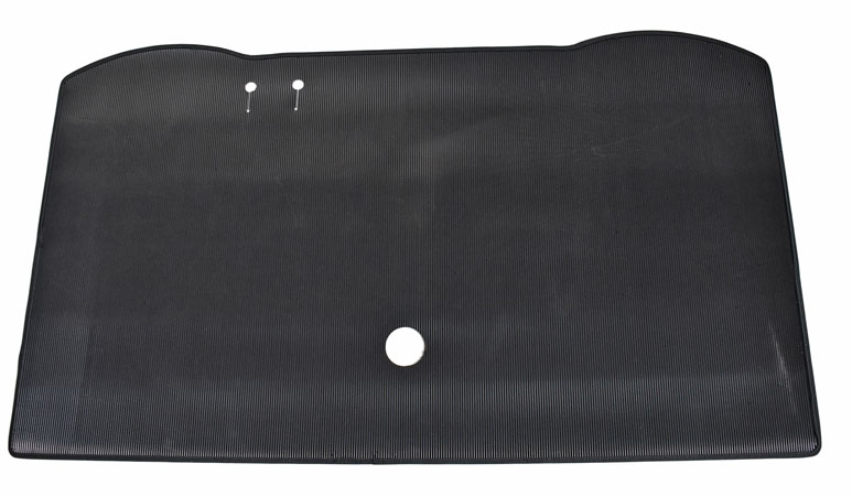 picture of article Rubber carpet front, black W353 stick shift