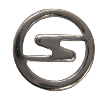 picture of article Badge with trademark * S *, silver